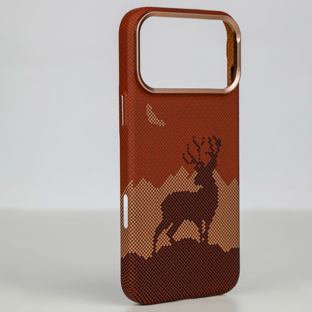 LZEL MagCarbon Deer Cover for iPhone 17 Pro