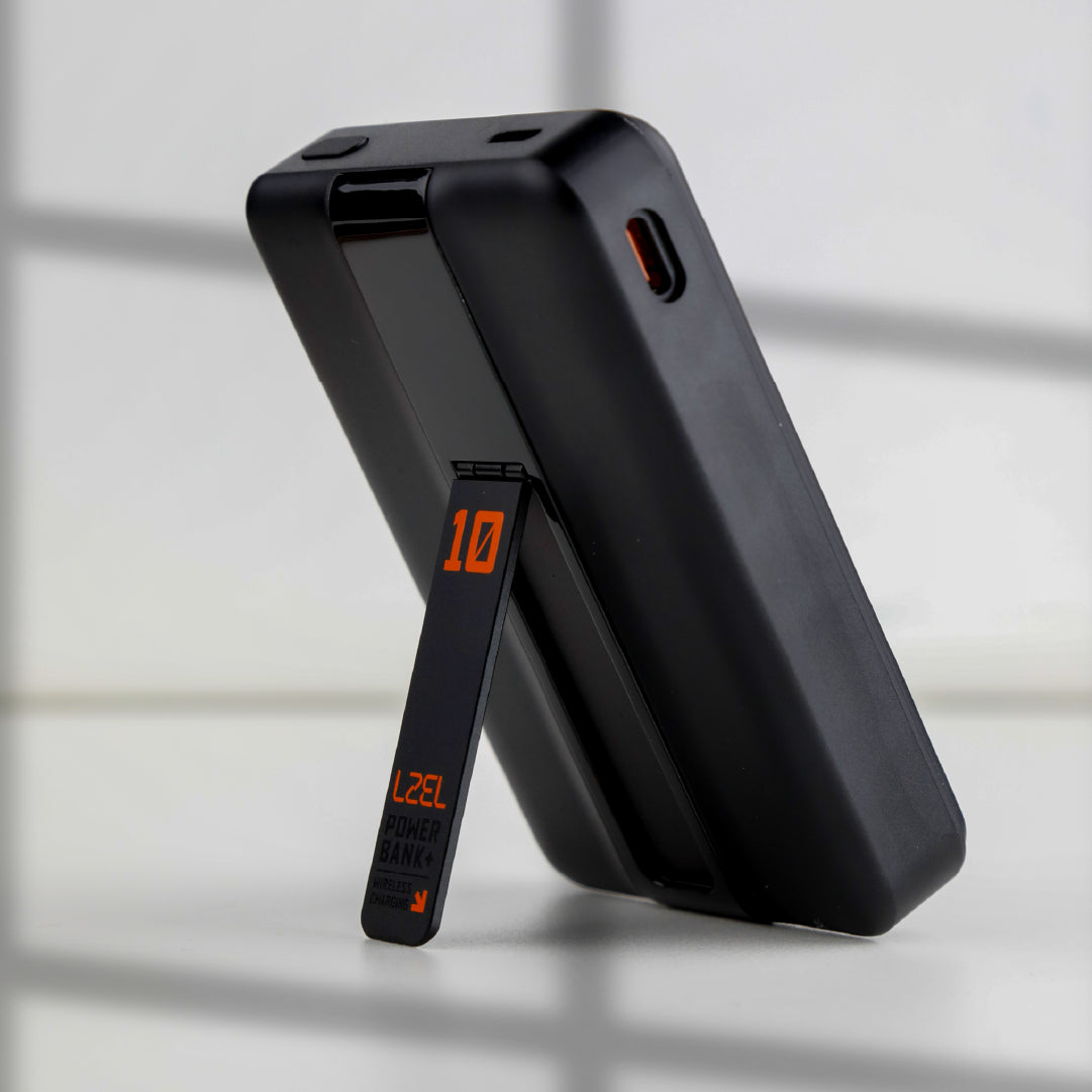 LZEL ZenoFlex MaxCharge 10000mAh Wireless Charging Power Bank – 20W Wired Output / 18W Input (15W Wireless)
