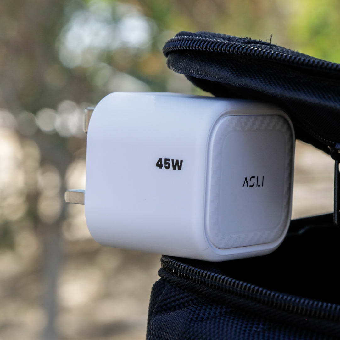 Asli  Global Powercore 45 Gan Dual Port Usb-A & Usb-C Fast Charger
