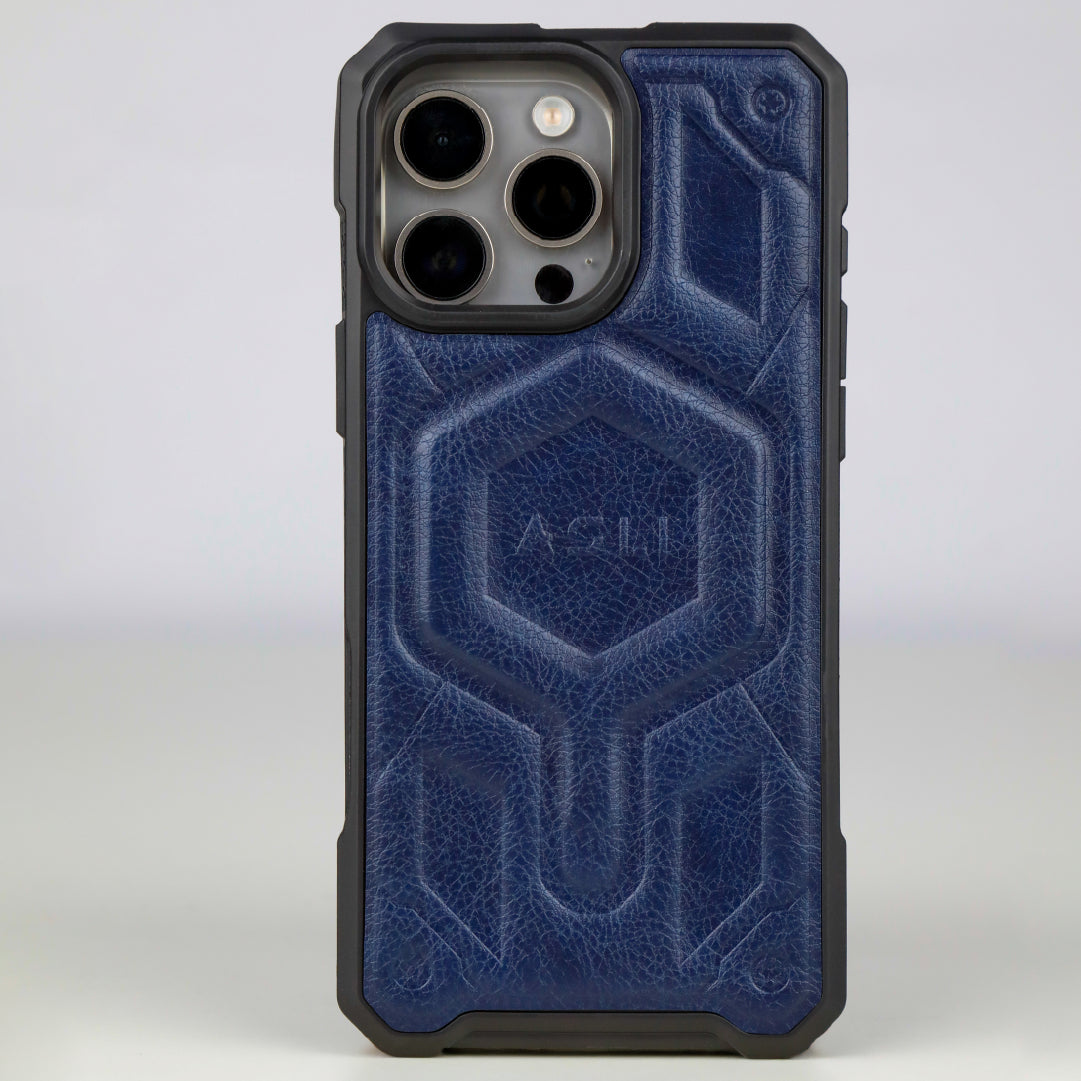 ASLI Leather Hybrid Premium Leather Case With Drop Protection And Heat Dissipation Case For 16 Pro
