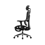 Executive Ergonomic Office Chair with Footrest & 3D Armrests | Black