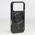 ASLI Corrugared Ridge Premium Metalic Case With Enhanced Camera Protection Case For iPhone 17 Pro Max