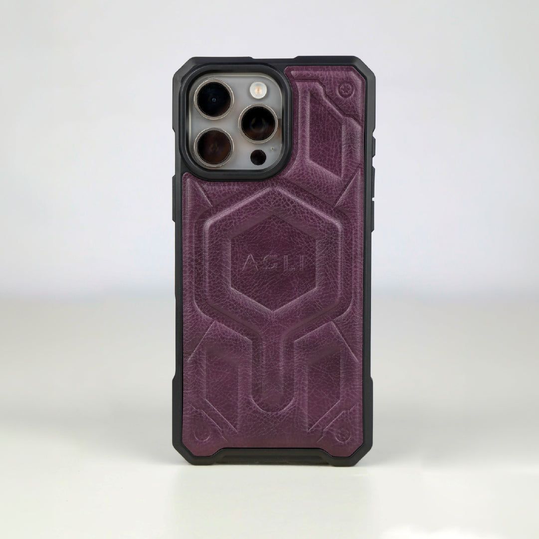 ASLI Leather Hybrid Premium Leather Case With Drop Protection And Heat Dissipation Case For 16 Pro