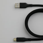 LZEL Celeris Silox CXL Soft Silicone USB-A to USB-C Cable, 480Mbps, 15W Max, 2m