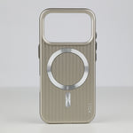 ASLI Corrugared Ridge Premium Metalic Case With Enhanced Camera Protection Case For iPhone 17 Pro Max