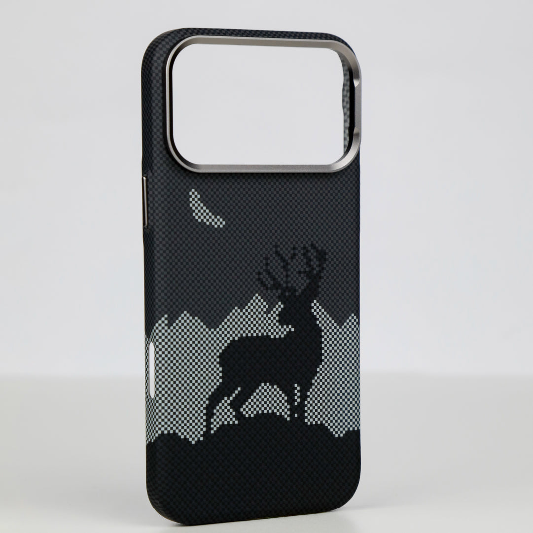 كڤر حماية MagCarbon Deer من LZEL لجهاز iPhone 17 Pro Max | غزال