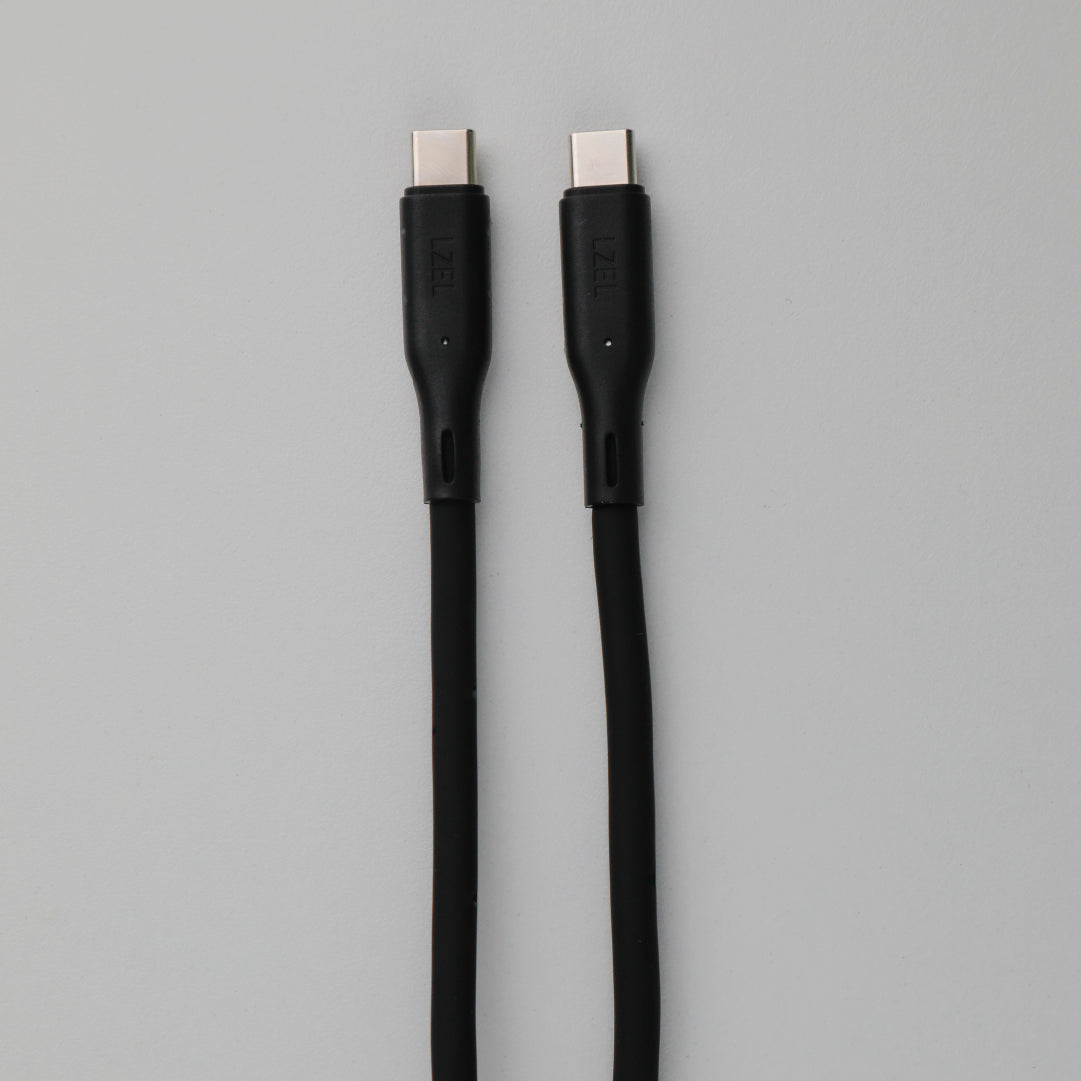 LZEL Celeris Silox CXL Soft Silicone USB-C to USB-C Cable, 480Mbps, 240W Max, 2m