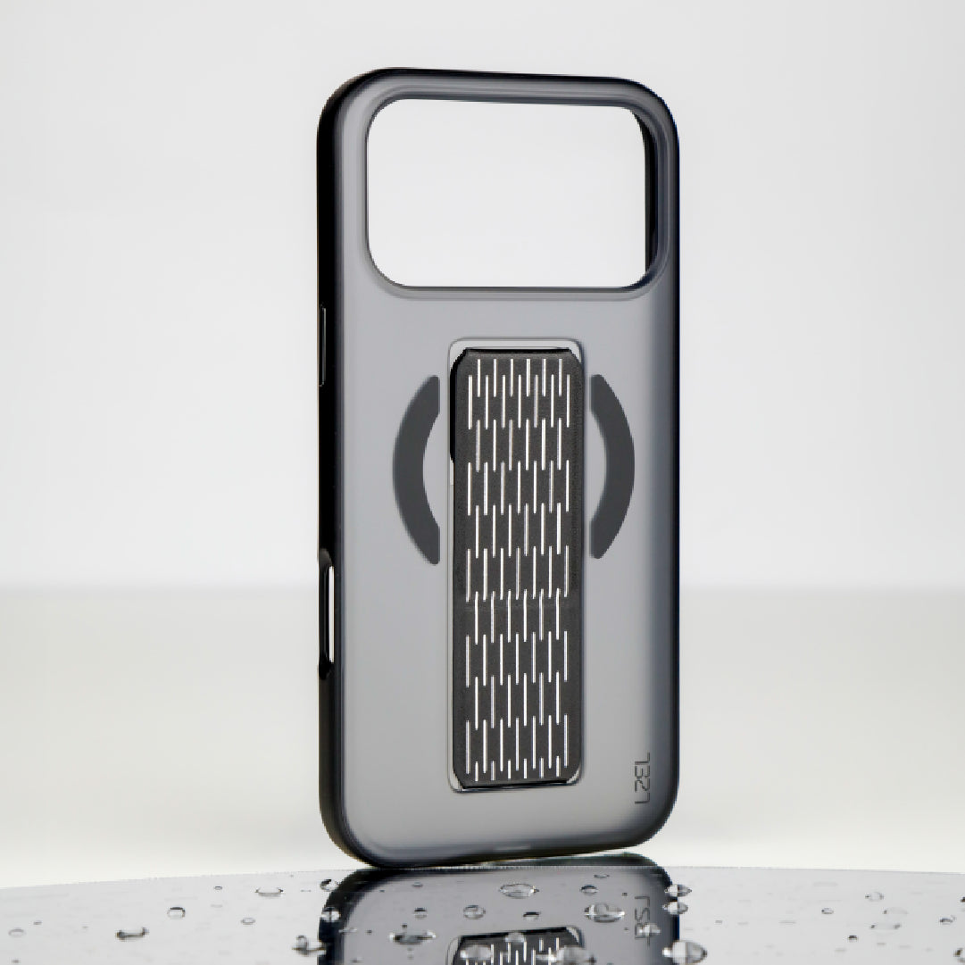 LZEL Mattemag Kickstand Matte Strap Magsafe Case With Enhanced Edge Protection Case For iPhone 17 Pro