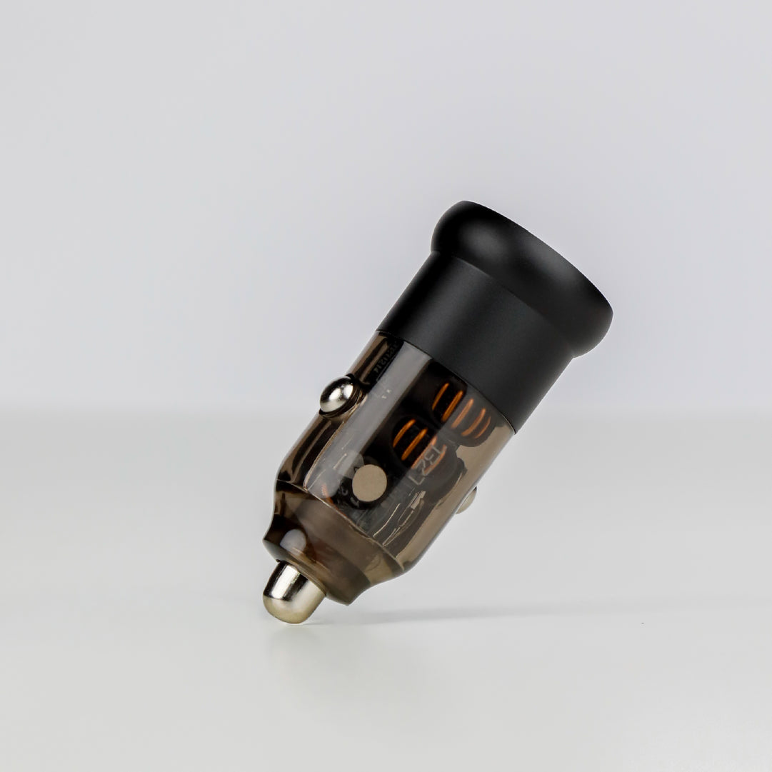 LZEL PulseCharge One 48W Dual-Port Car Charger – USB-C PD & PPS + USB-A