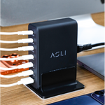 Asli Global Turboxis Series 235W Gan-7-Port Fast Charging Station With Power Delivery & PPS