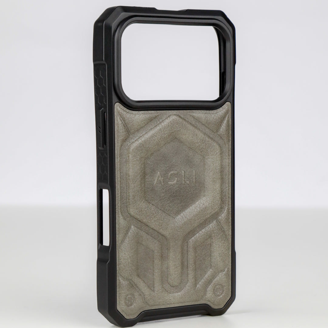 ASLI Leather Hybrid Premium Leather Case With Drop Protection And Heat Dissipation Case For 17 Pro