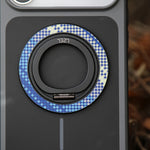 LZEL Magsfe 360 Kickstand Ring For iPhone | Blue & White