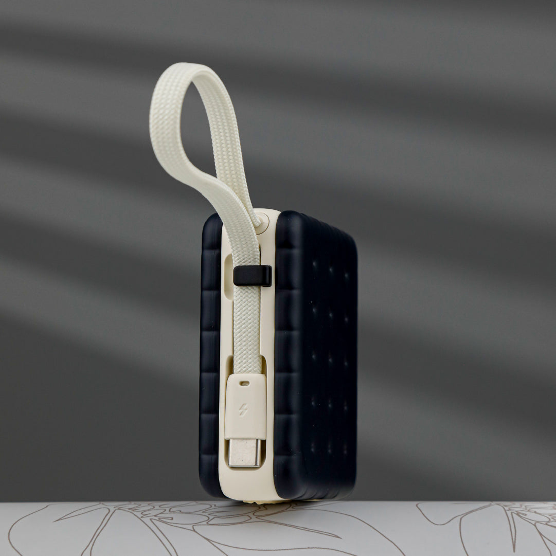 LZEL ZenoFlex MaxLux Mini 10000mAh PD Power Bank – 20W Output / 18W Input (15W Wireless)