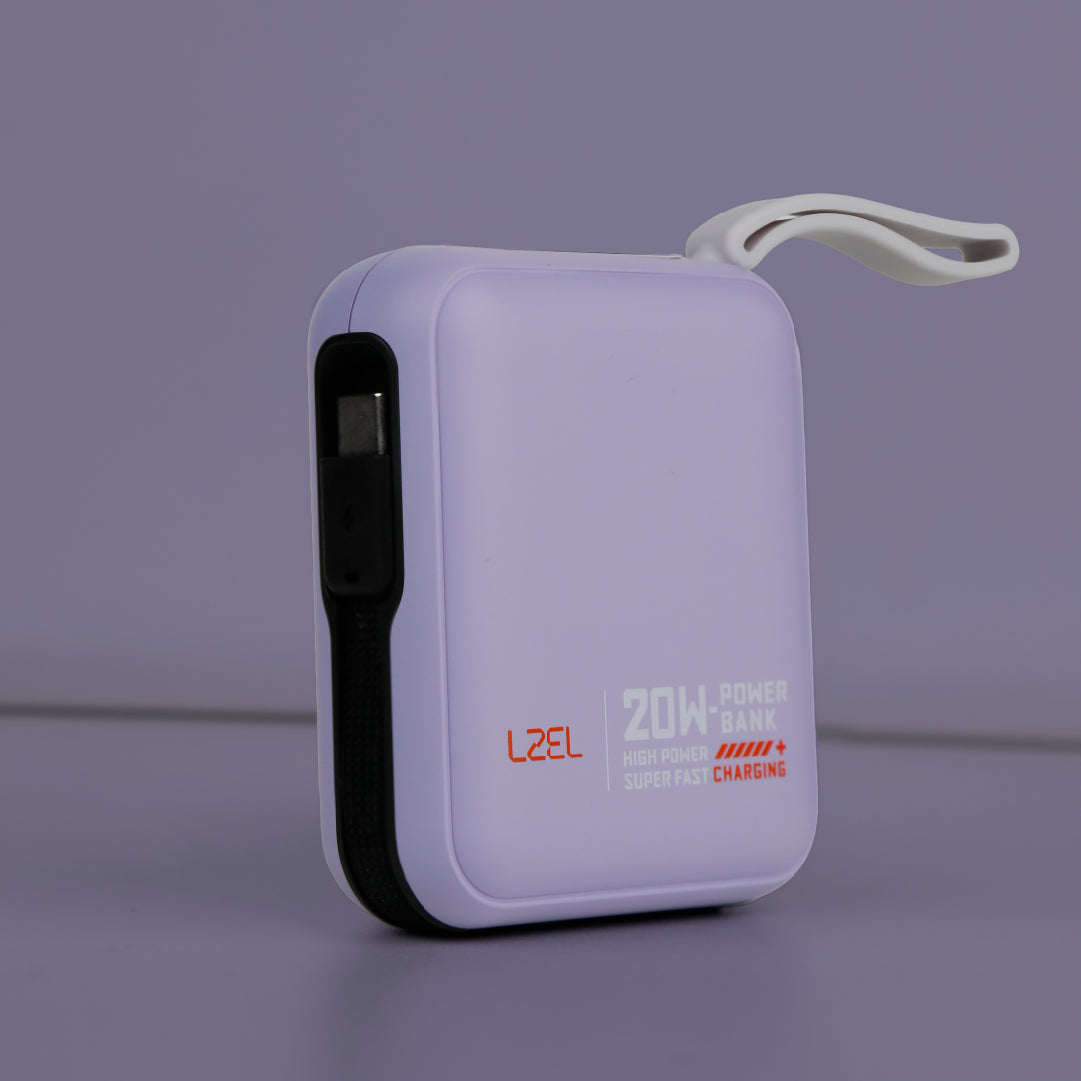 بطارية متنقلة ZenoFlex Charge Mini من ليزل بسعة 10000 مللي أمبير بتقنية الشحن السريع PD 