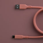 LZEL Celeris Silox CXL Soft Silicone USB-A to USB-C Cable, 480Mbps, 15W Max, 2m