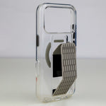 LZEL Clearmag Kickstand Clear Strap Magsafe With Enhanced Edge Protection Case For iPhone 17 Pro Max