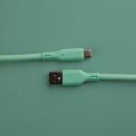 LZEL Celeris Silox CXL Soft Silicone USB-A to USB-C Cable, 480Mbps, 15W Max, 2m