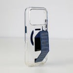 LZEL Clearmag Kickstand Clear Strap Magsafe With Enhanced Edge Protection Case For iPhone 17 Pro Max