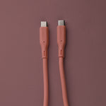 LZEL Celeris Silox CXL Soft Silicone USB-C to USB-C Cable, 480Mbps, 240W Max, 2m