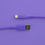 LZEL Celeris Silox CXL Soft Silicone USB-A to USB-C Cable, 480Mbps, 15W Max, 2m