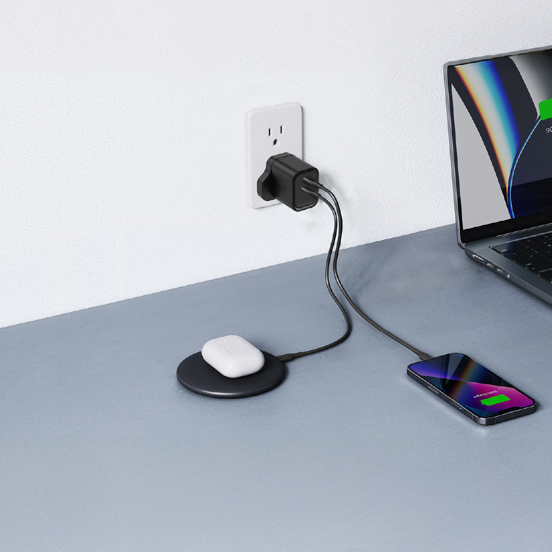 Asli Global Thundervolt Surge 35W Power Delivery Gan Dual USB Wall Charger
