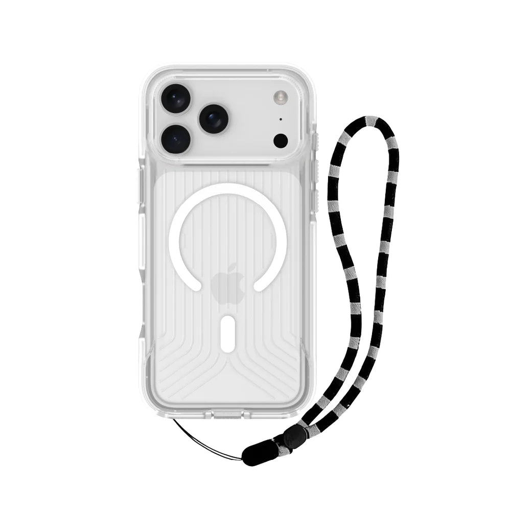 كڤر حماية أسلي جلوبال LanyardMag لهاتف iPhone 17 Pro Max – دعم MagSafe مع علاقة لليد مدمجة