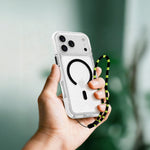 Asli Global LanyardMag MagSafe Case for iPhone 17 Pro Max – Built-In Lanyard | Clear/Black