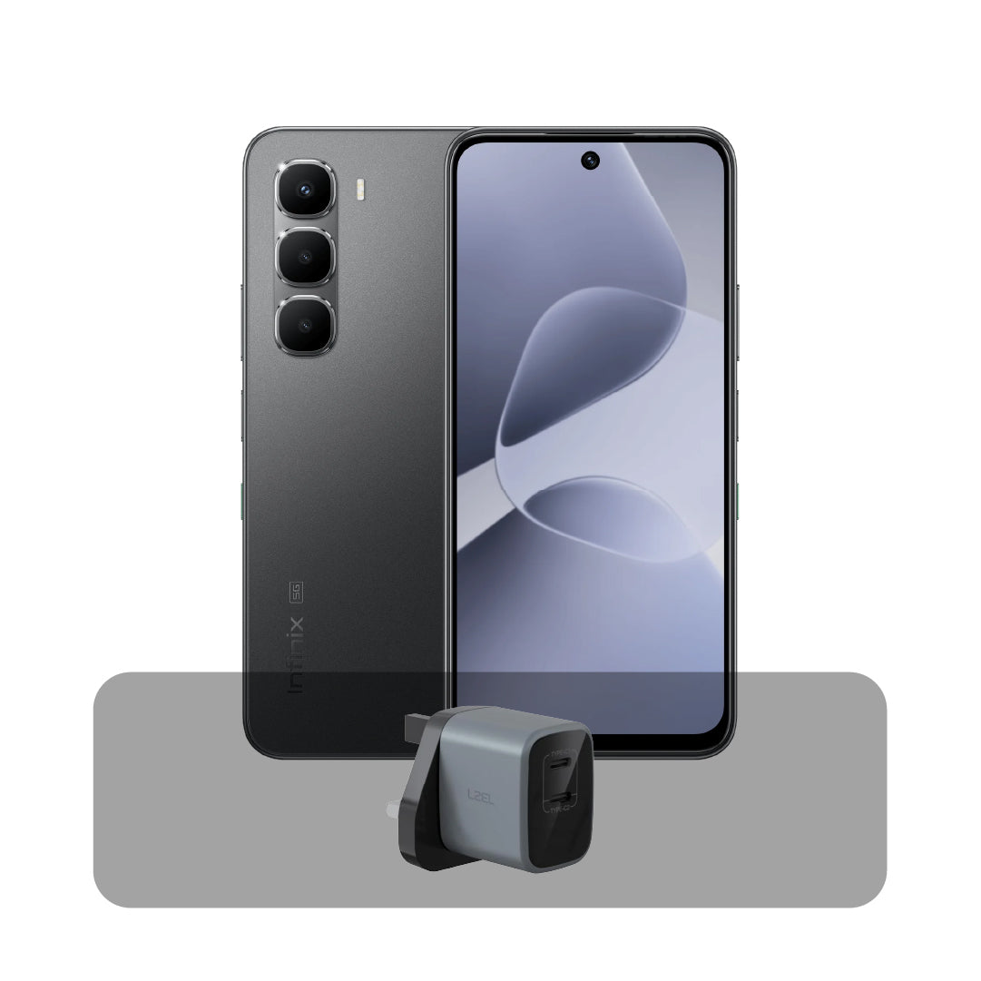 Infinix Hot 60 5G - 6GB RAM - 128GB Storage + Bundle Offer | Sleek Black