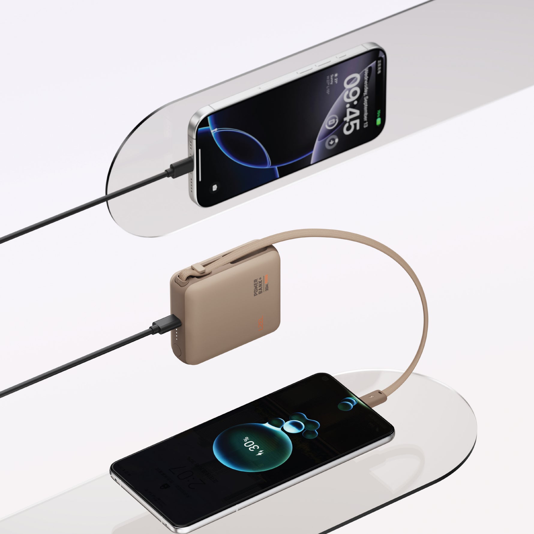 بطارية متنقلة ZenoFlex Volt Mini من ليزل بسعة 10000 مللي أمبير بتقنية الشحن السريع PD | موكا