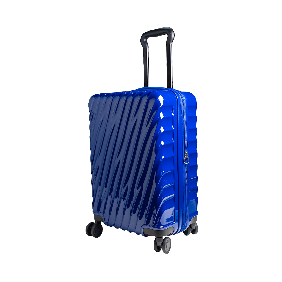 90 Percent 4 Wheels 20 Inch Suitcase | Dark Blue