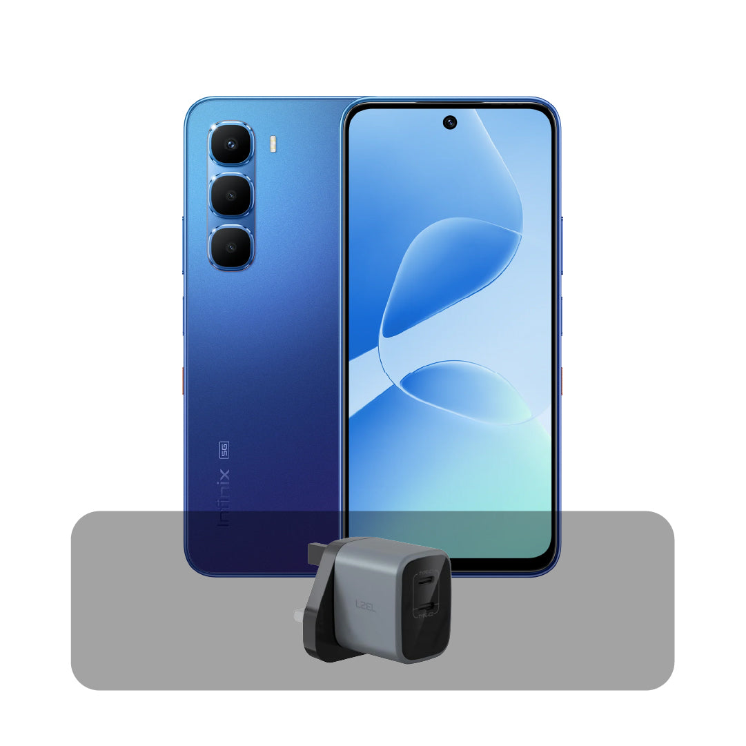Infinix Hot 60 5G - 6GB RAM - 128GB Storage + Bundle Offer | Shadow Blue
