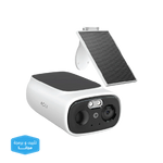 كاميرا من أسلي جلوبال EVOCAM الأمنية تعمل بالطاقة الشمسية مع بطارية قوية طويلة العمر، رؤية ليلية حتى 10 أمتار، ومقاومة للماء والظروف الجوية بتصنيف IP65