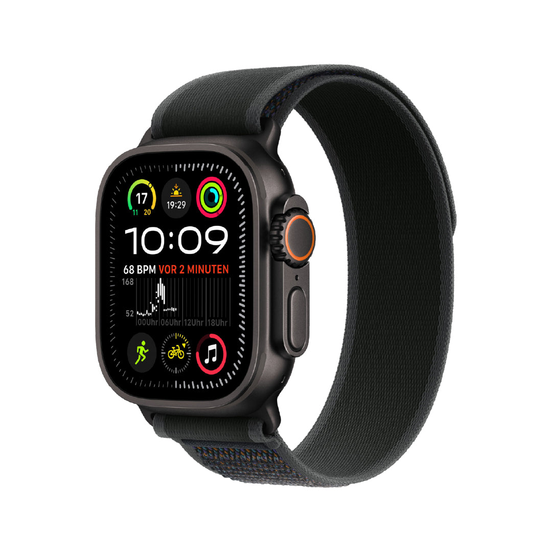 Apple Watch Ultra 2 (2024) - 49mm - GPS + Cellular - Black Titanium Case - Trail Loop - S/M | Black