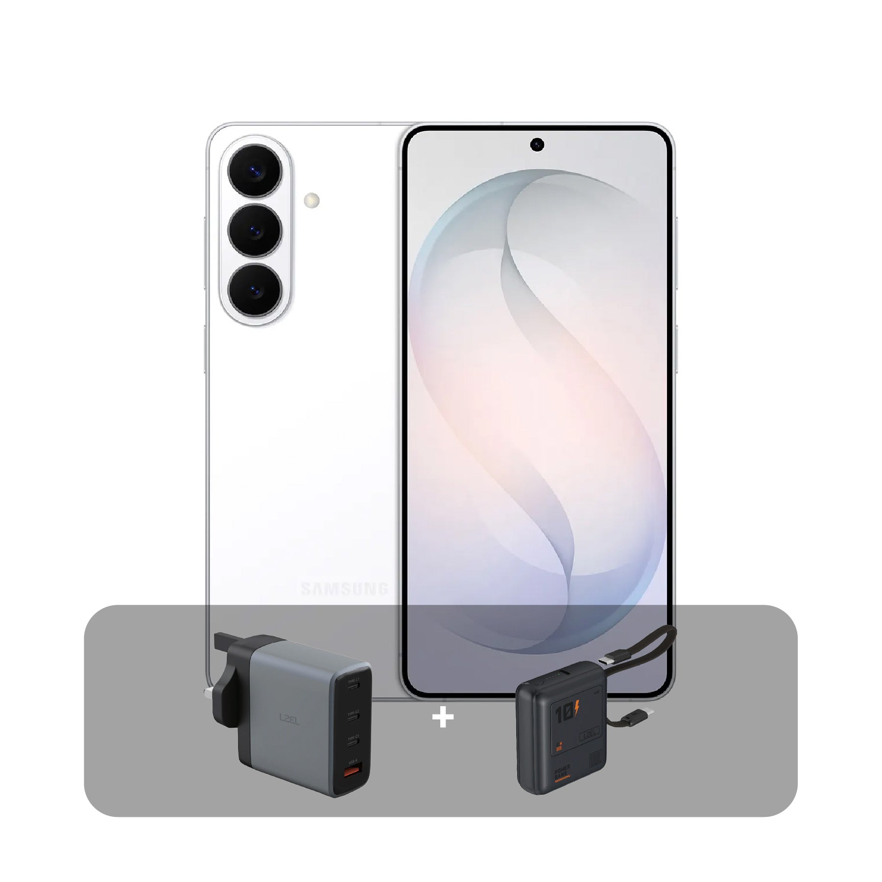 سامسونج S26+ 5G، شاشة 6.7 بوصة، 12 جيجابايت، 512 جيجابايت + عرض الباندل | أبيض