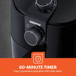 Geepas Air Fryer, 4L Capacity, 60-Minute Timer