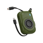 LZEL NanoFlex Nova – 10,000mAh Magnetic Power Bank with USB-C PD & Built-in Cable