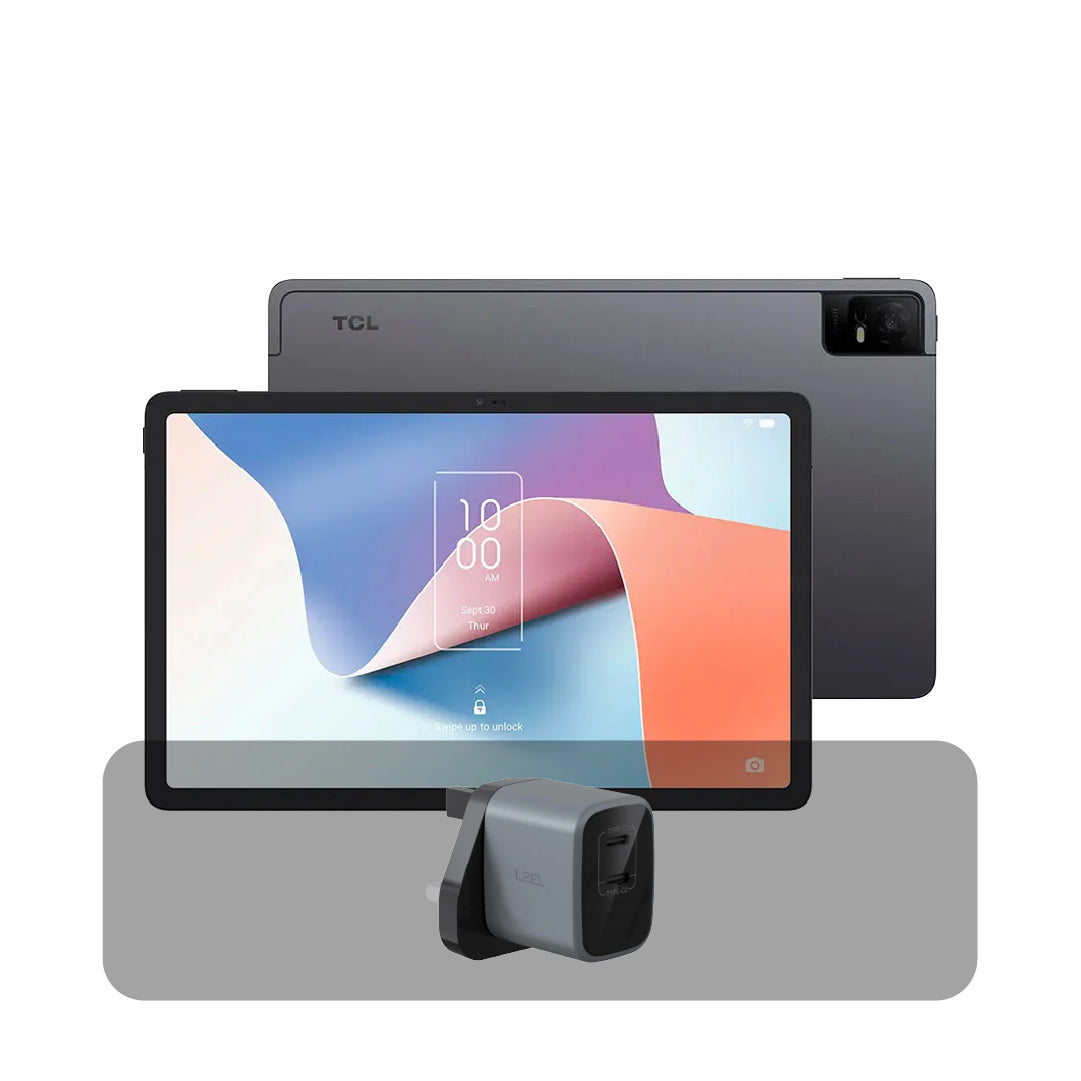 TCL Tab 11 LTE – 10.95″ 2K NXTVISION - 4 GB RAM - 128 GB Storage - 8,000 mAh Battery + Bundle Offer | Gray