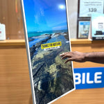 LZEL Smart 32" Android Touch Mobile Monitor with Built-in Stand