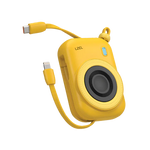 LZEL NanoFlex Nova – 10,000mAh Magnetic Power Bank with USB-C PD & Built-in Cable