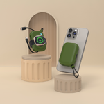 LZEL NanoFlex Nova – 10,000mAh Magnetic Power Bank with USB-C PD & Built-in Cable