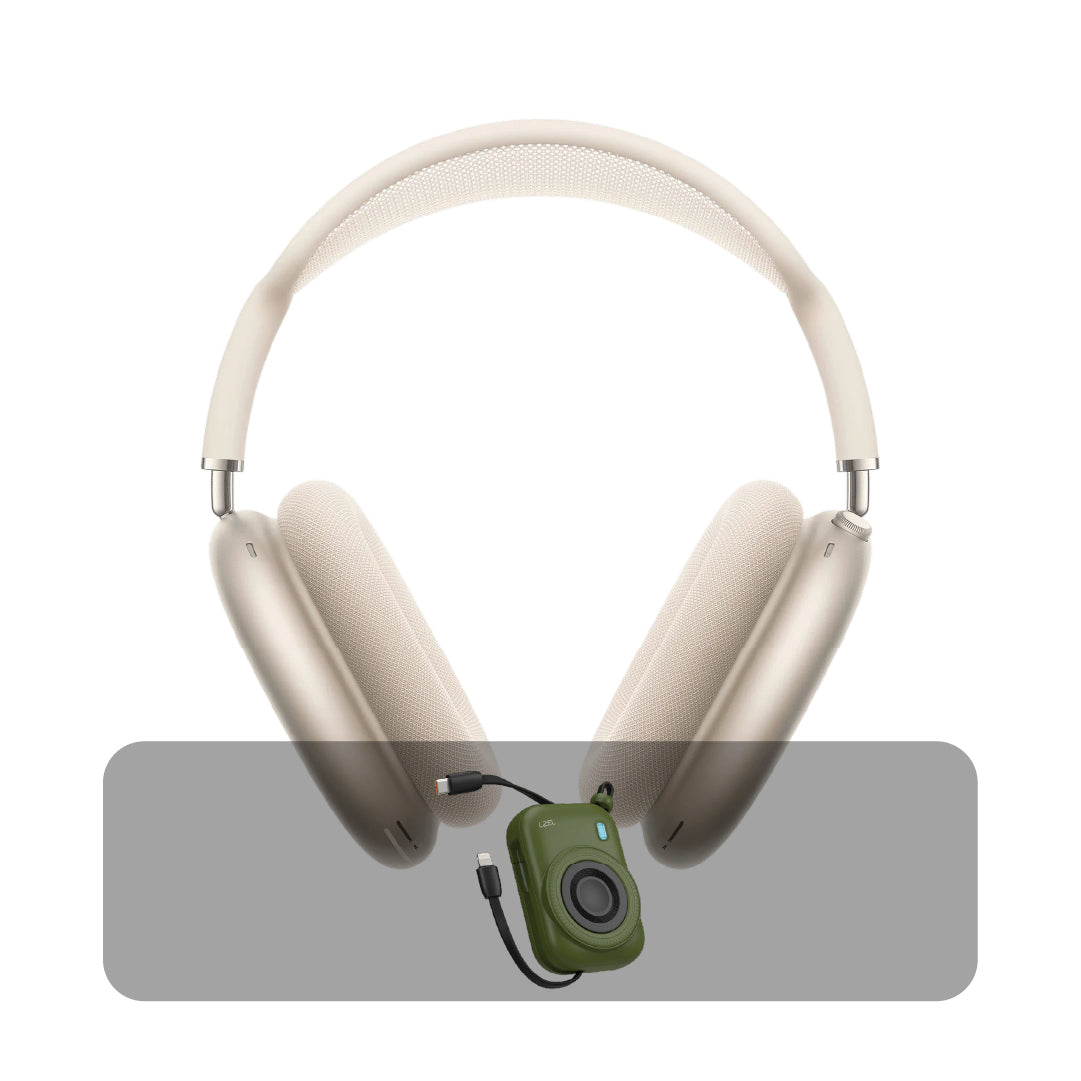 سماعات آبل AirPods Max 2 اللاسلكية بخاصية عزل الضوضاء ANC + عرض الباندل | ستارلايت