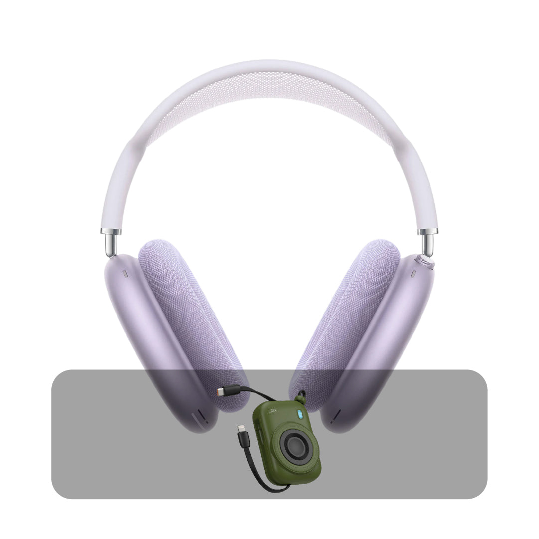 سماعات آبل AirPods Max 2 اللاسلكية بخاصية عزل الضوضاء ANC + عرض الباندل | بنفسجي
