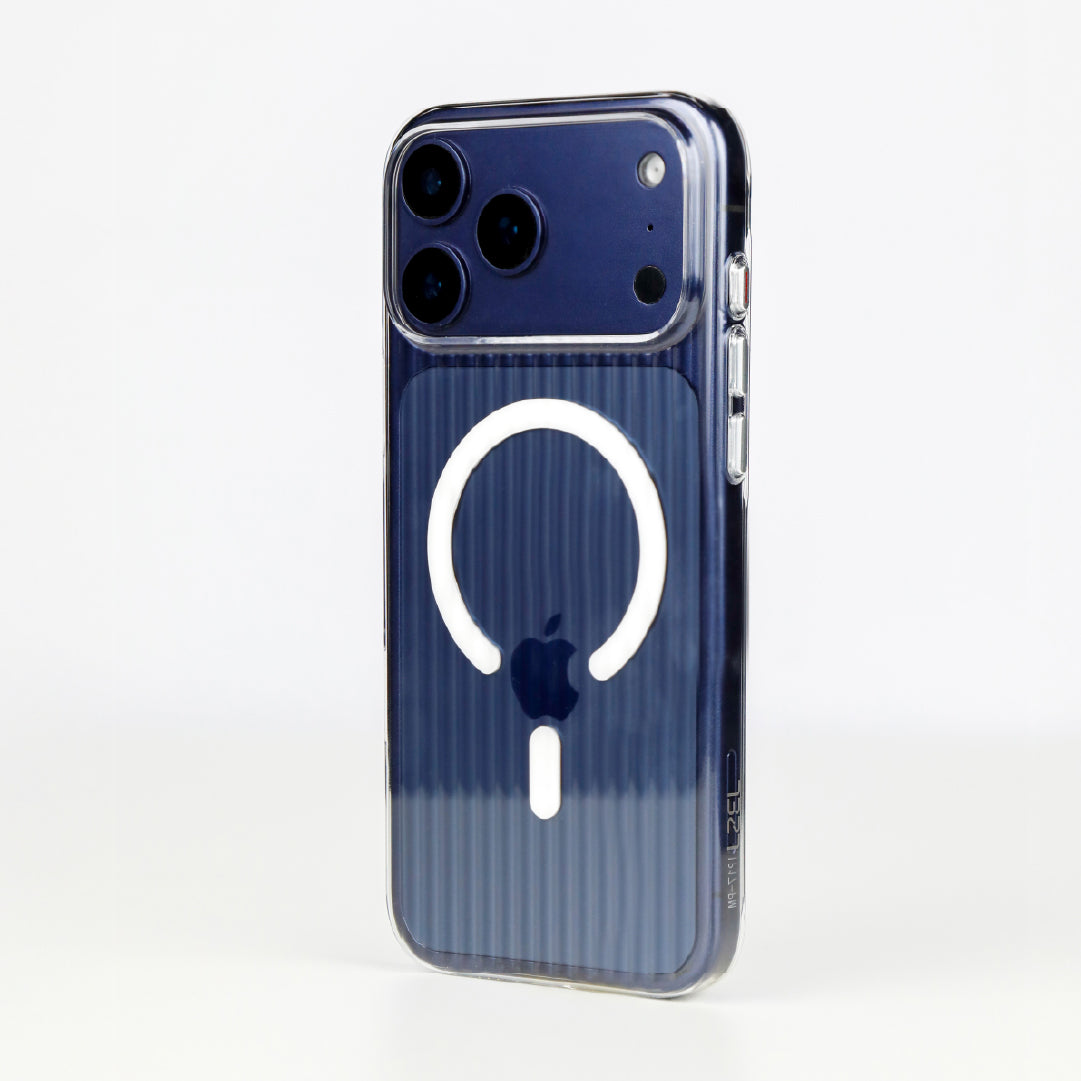 LZEL Magclear Stripe Case for iPhone 17 Pro Max | Clear