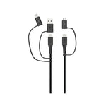 كيبل الشحن السريع 5 في 1 من LZEL Celeris PowerQuint | أبيض