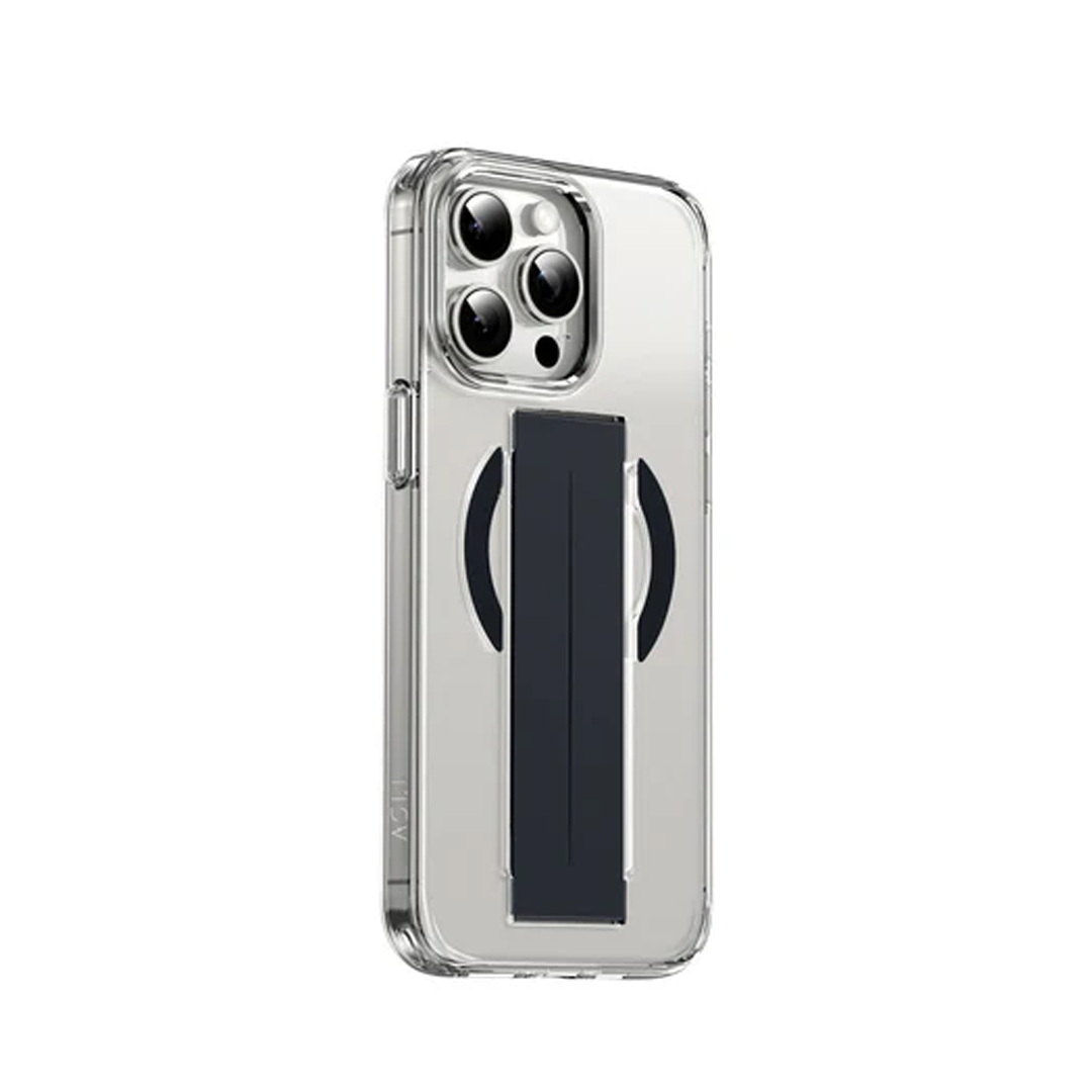 Asli Global iPhone 15 Pro Silicone Grip & MagSafe Case | Black