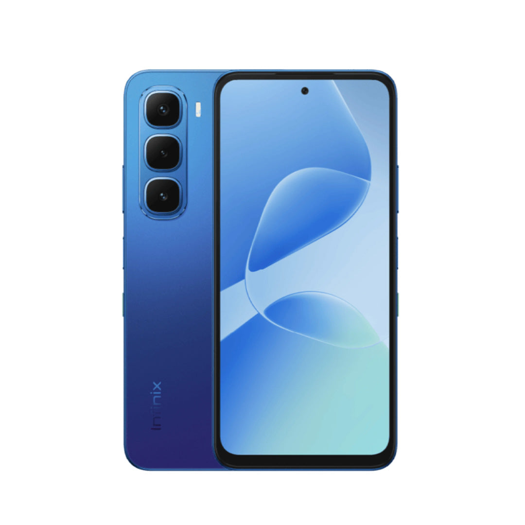 هاتف Infinix Hot 60i 4G – مساحة تخزين 128GB / رام 4+4GB، بطارية بسعة 5160mAh | أزرق