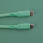 LZEL Celeris Silox CXL Soft Silicone USB-C to USB-C Cable, 480Mbps, 240W Max, 2m