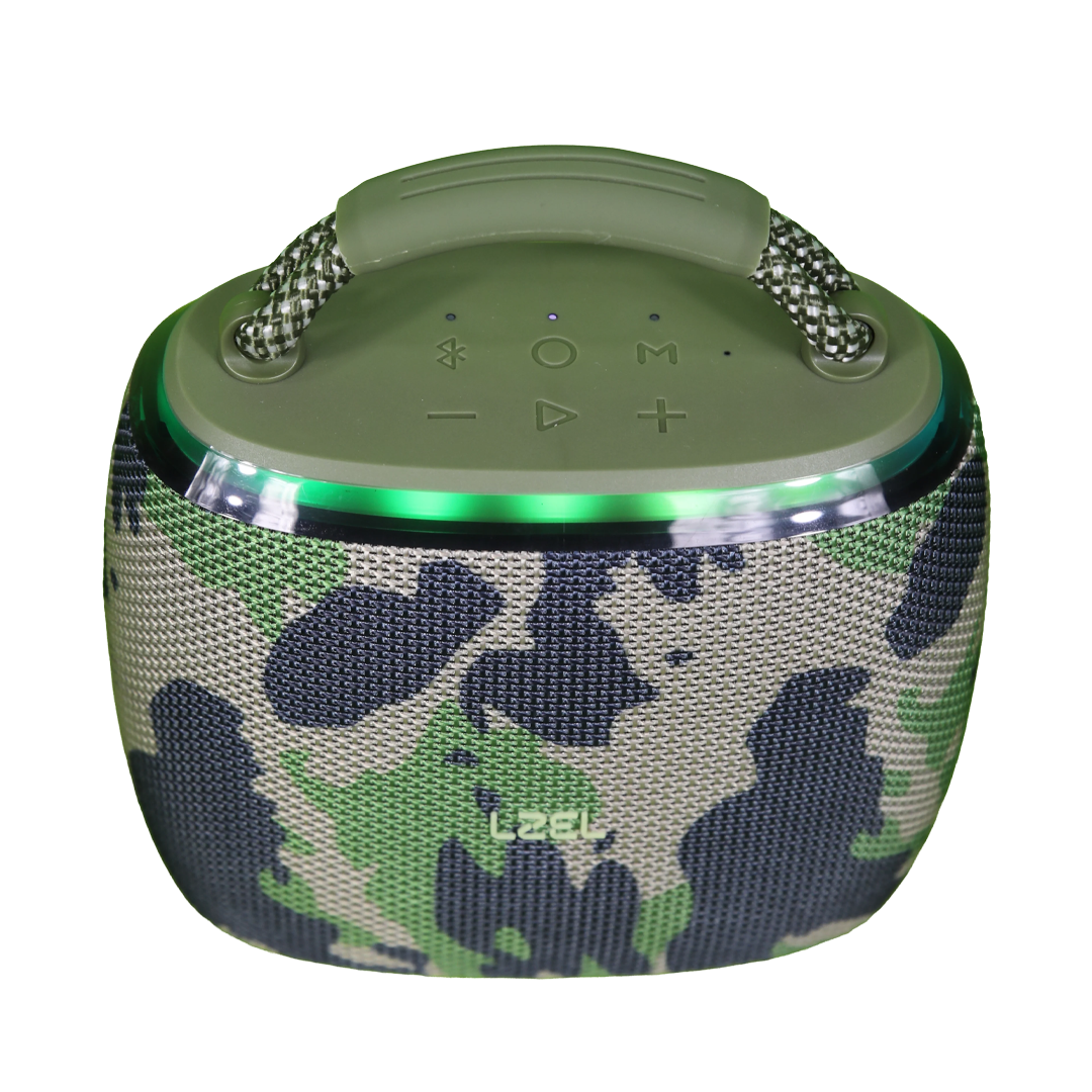 LZEL Aquilasonus Pulse Ultimate Waterproof Portable Bluetooth Speaker | Camo