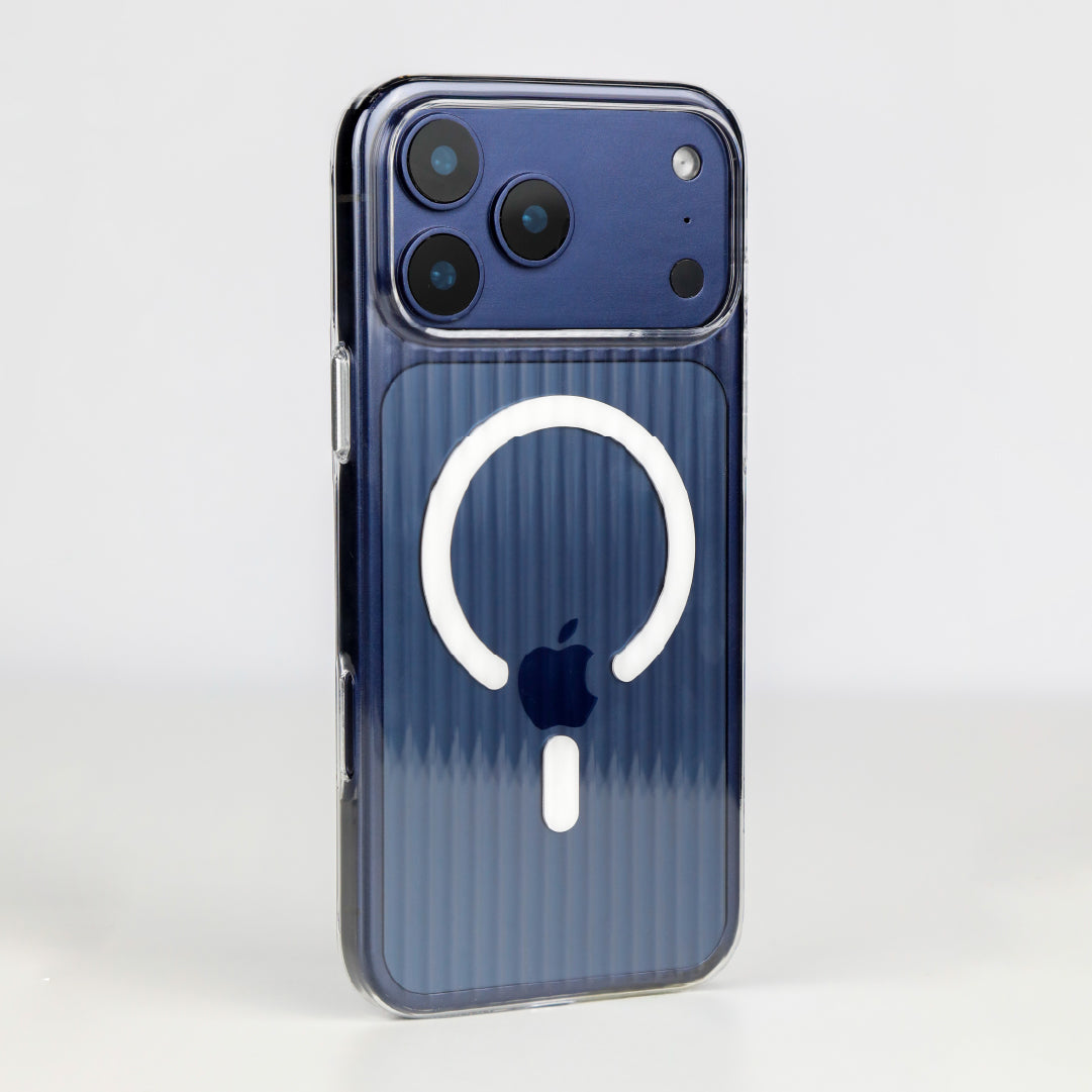 LZEL Magclear Stripe Case for iPhone 17 Pro Max | Clear