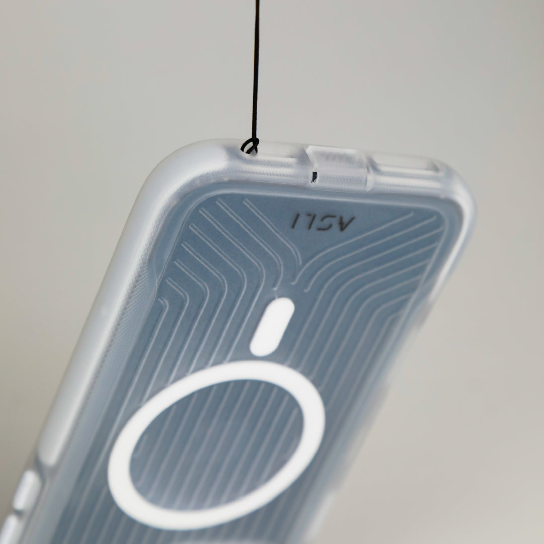 كڤر حماية أسلي جلوبال LanyardMag لهاتف iPhone 16 Pro Max – دعم MagSafe مع علاقة لليد مدمجة 